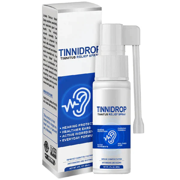 “Spray para aliviar el tinnitus" -- TinniDrop