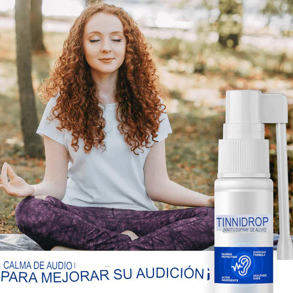 “Spray para aliviar el tinnitus" -- TinniDrop